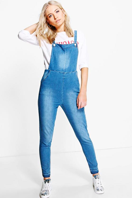 Sophia Slim Fit Denim Dungarees